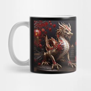 Chinese Year Of The Dragon 2024 Lunar Year 2024 Mug